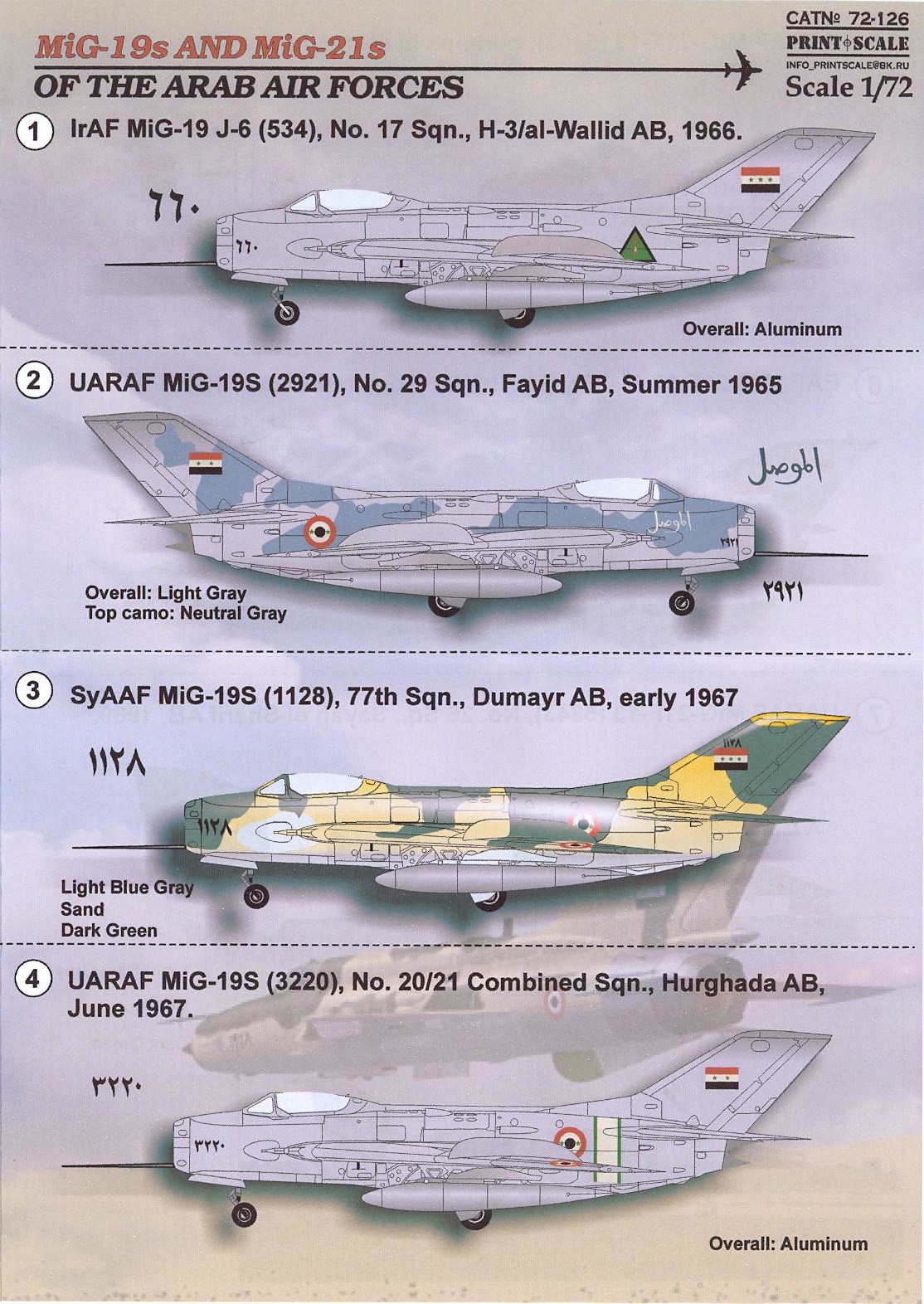 Mig 21 Decals